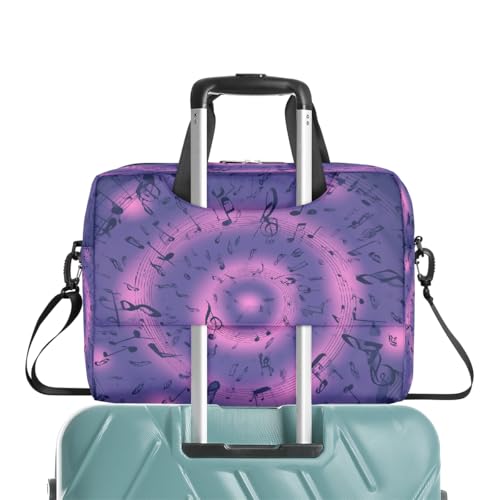 Bolso para laptop 15.6-16 pulg notas musicales water resistant miniatura 7