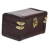 Mini-jouet valise : le design sophistiqué et vintage de ce modèle miniature améliore l'attrait esthétique de la maison de poupée, mini-valise