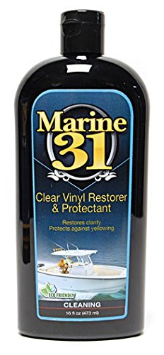- Marine 31 Clear Vinyl Restorer & Protectant | Restores & Protects Vinyl | Safe for Boats, Furniture, & More | M31-460 | 16 Oz Bottle