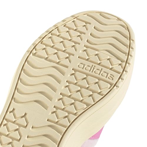 Image of adidas Womens Vl Court Bold Lace Up Sneakers Shoes Casual - Pink