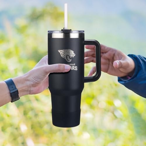 Image of The Memory Company Officially Licensed NFL - Jacksonville Jaguars 46oz Game Day Tumbler with Laser Engraved Team Logo