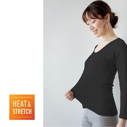 白鷺ニット HEAT&STRETCH 吸湿発熱インナー 長袖 シャツ P5841X-RT の商品画像 2