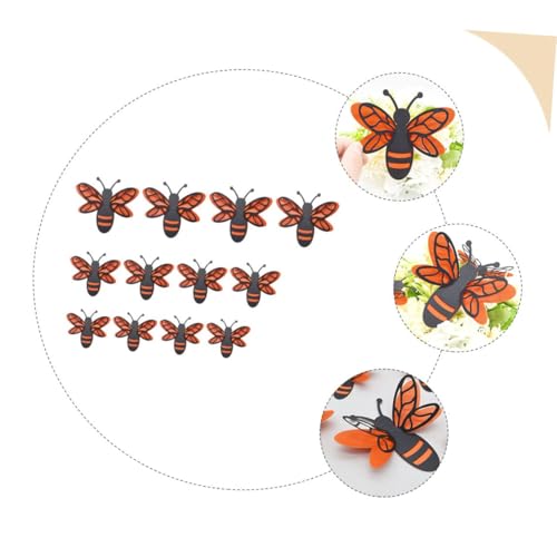Vinilos decorativos 3D abejas removibles set 12 pcs miniatura 4
