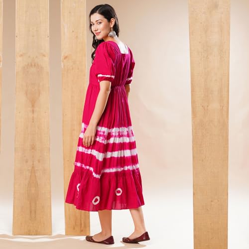 Image of Globus Women Ethnic Dresses (3641640001 Blue S)