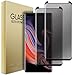 Moresky Compatible for Samsung Galaxy Note 9 Screen Protector Tempered Glass Privacy Film [Case Friendly] [3D Curved Edge] [Anti-Scratch] [High Definition] (2 Pack, Black)