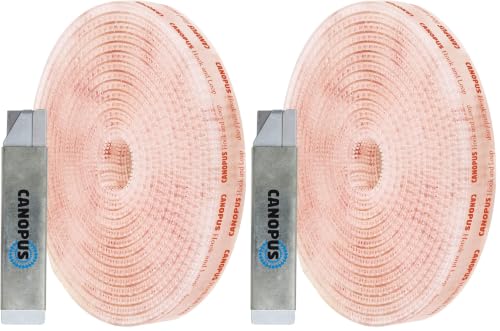 Image of CANOPUS Hook and Loop Tape with Adhesive ( in x 10 ft), Heavy Duty Reclosable Fastener SJ3560, Mounting Tape for Hanging Picture Frames, Routers, Decoration, Made in USA (Pack of 2)