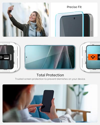 Image of Spigen EZ Fit Pro Tempered Glass Screen Protector Guard for Galaxy S25 Edge [2 Pack]