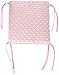 Babydoll Bedding Heavenly Soft Childs Rocking Chair Cushion, Minky Pink