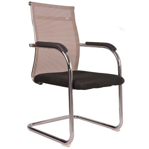 Visitor Chair Mesh Back and Solid Chrome Base Chair Suitable for