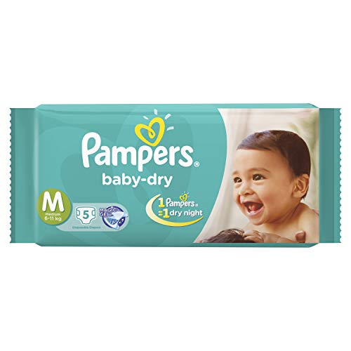 Image of Pampers Medium Size Diapers (5 Count)