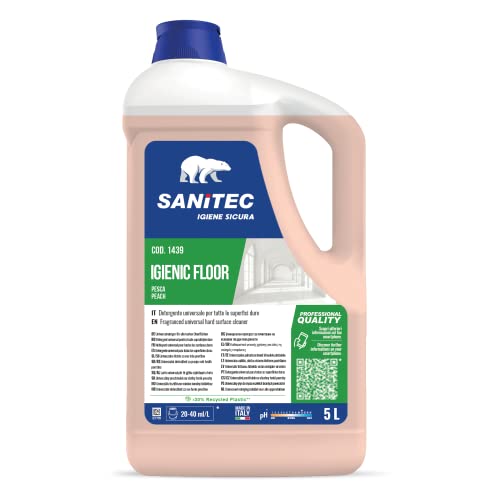 Sanitec, Igienic Floor, Detergente Universale Sgrassante Concentrato con Azione Igienizzante