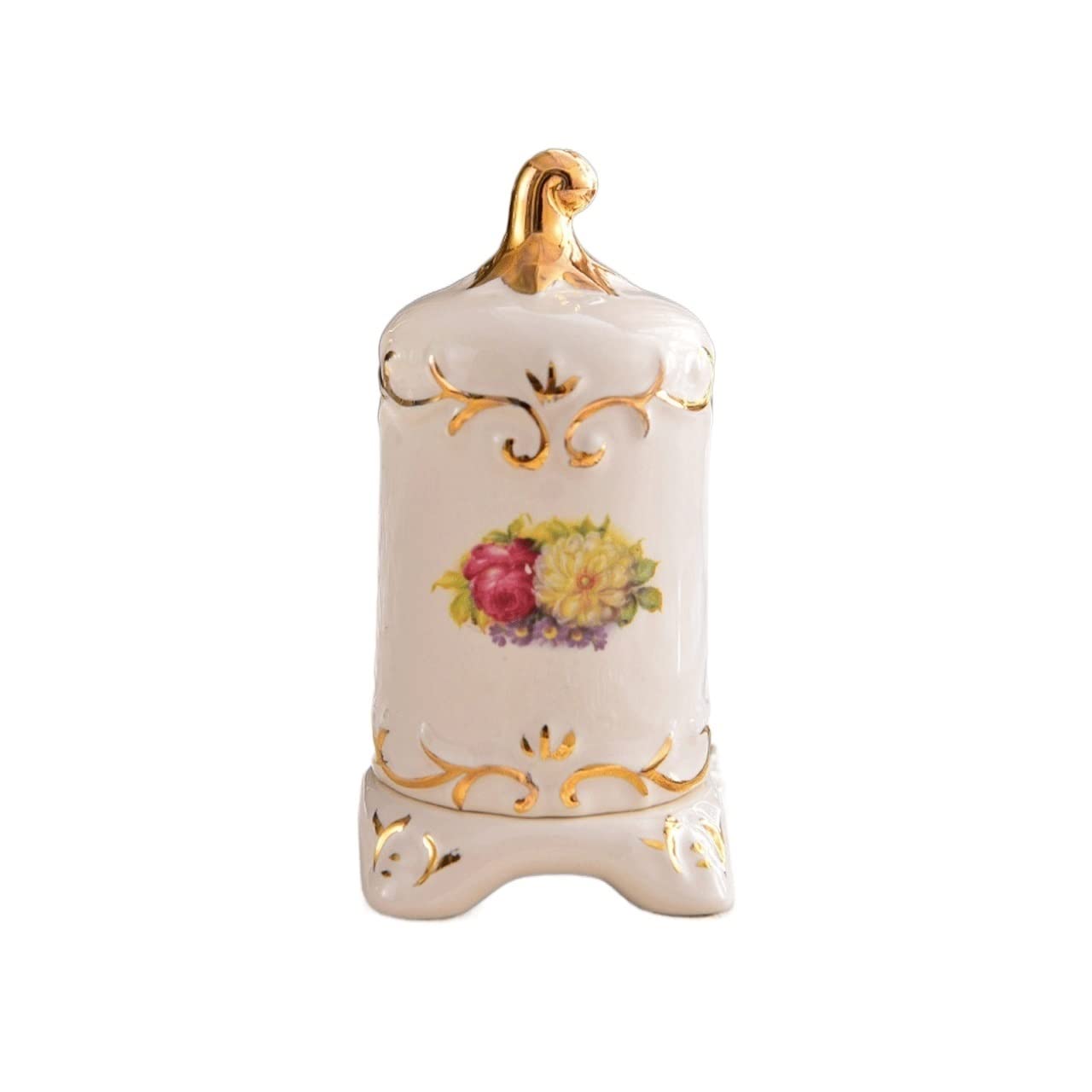 Elegancki Uchwyt Na Wykałaczki Kreatywny Ceramiczny Dozownik Na Wykałaczki Dom Salon Stół Jadalny Wykałaczka Wystrój Vintage Dozownik Na Wykałaczki