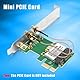 Bingfu RP-SMA Buchse auf Mini PCIe Kabel 15cm RG178 WiFi-Antennen verlängerungskabel (2 Stück) für Drahtlosen Mini PCI Express PCIE Netzwerkkarten WiFi Adapter Router FPV UAV Drohnen Sender
