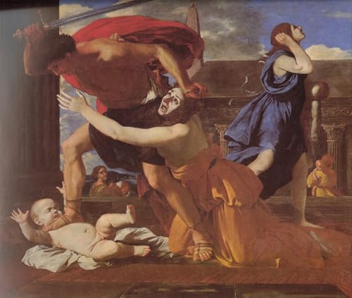 Impression d'affiches Toile le Massacre des Innocents de Nicolas Art Portrait 60x90cm