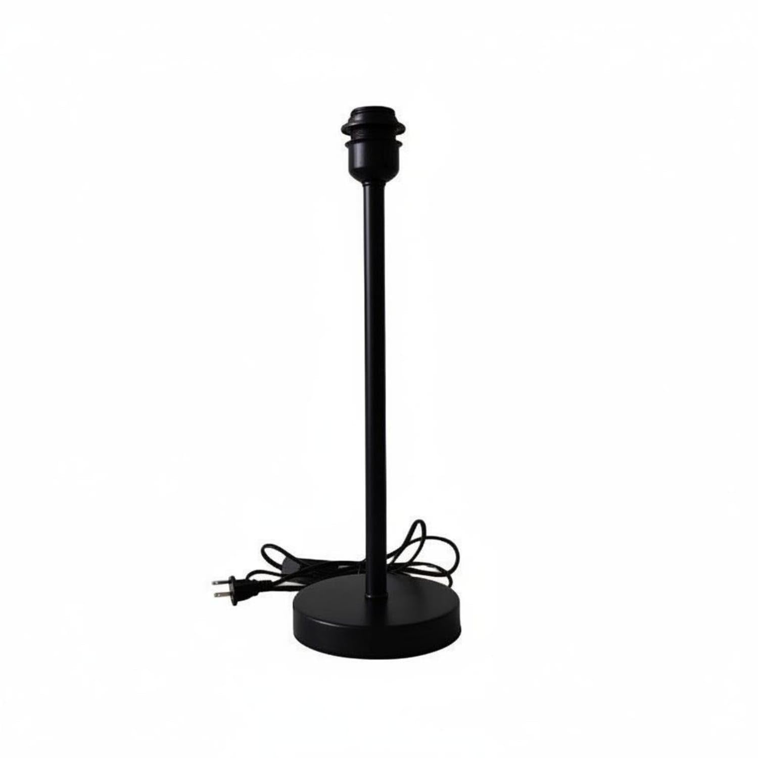Easy Installation E27 Lamp Holder Base Ceramic Body DIY Lamp Base Heavy Duty Light Bulb Socket Holder Multiple Styles for Crafters, Black, 14x45cm|Parts|Collectibles-image-41