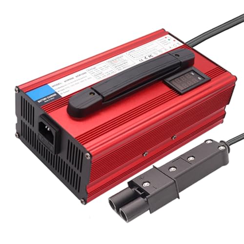 HYDTGZ 48 Volt 17Amp Replacement Golf Cart Battery Charger Trickle Charge with LED Display/Multiple Output Connection Options,A