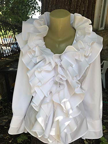 Pirate ruffle blouse Clearance