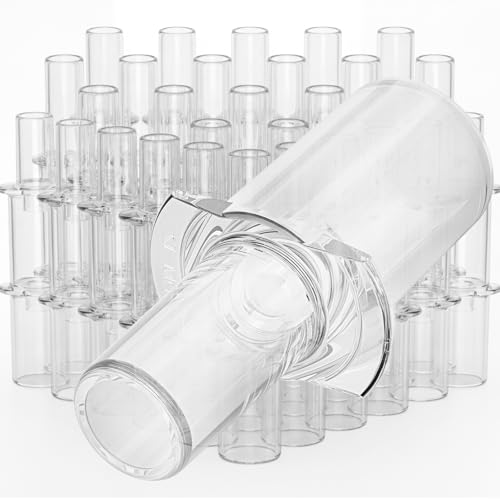 100 Pack Disposable Breathalyzer Mouthpieces Individually Wrapped Alcohol Tester Breathalyzer Tips & Plastic Replacement Covers Compatible with S80 Trace Element Scout S75