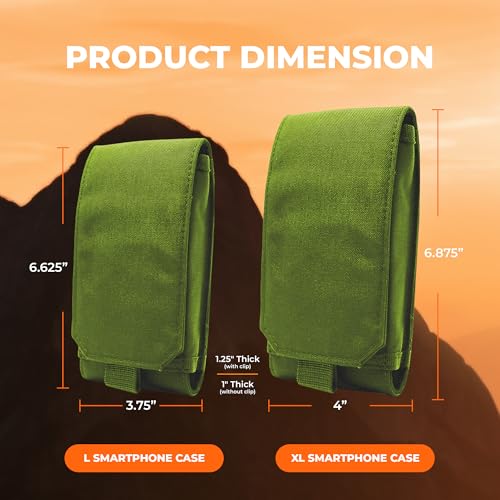 image for Clakit Smartphone Strap Pack - Backpack Shoulder Strap Pocket (Olive) 