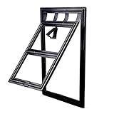 La puerta de la pantalla está hecha de dos piezas, unidas entre sí a través de agujeros de pasadores, lo que hace que sea más fácil de instalar y más duradera.