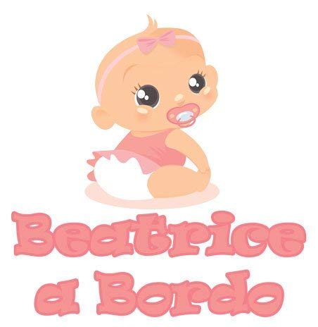 GamesMonkey Adesivo Bimbo Bimba a Bordo - Nome