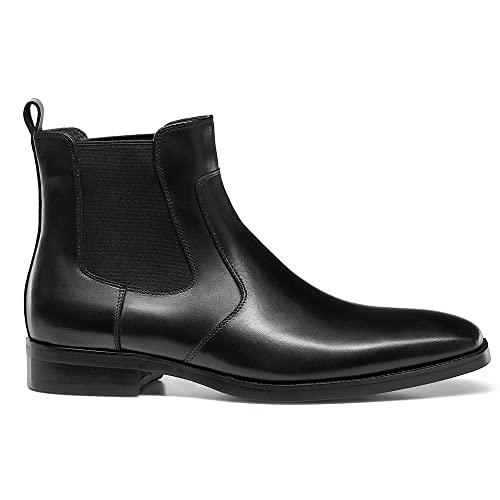 Mens Dress Boots Leather Chelsea Boots for Men3