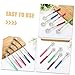 Outanaya 5pcs Retractable Back Scratcher Manual Back Itching Device for Easy Relief for All Ages