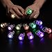Midafon 60 Pack Glow Rings - LED Light Up Diamond Glow in Dark Rings - Party Pack Birthday Favors