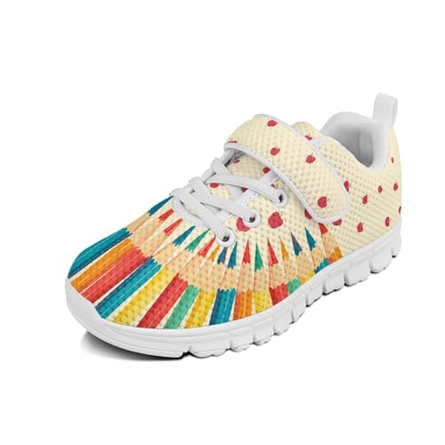 Kids Slip On Sneakers for Girls Soft Lightweight Athletic Tennis Shoes
