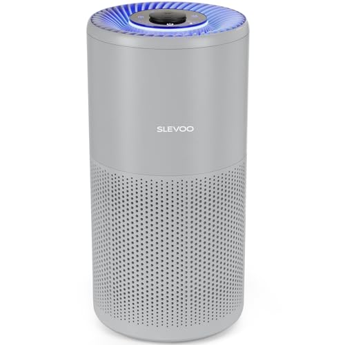 Luftreiniger für große Räume bis zu 102 m² ideal für Schlafzimmer in nur 1 Stunde, H13 True HEPA Luftreiniger reduziert effektiv 99,97% Rauch,...