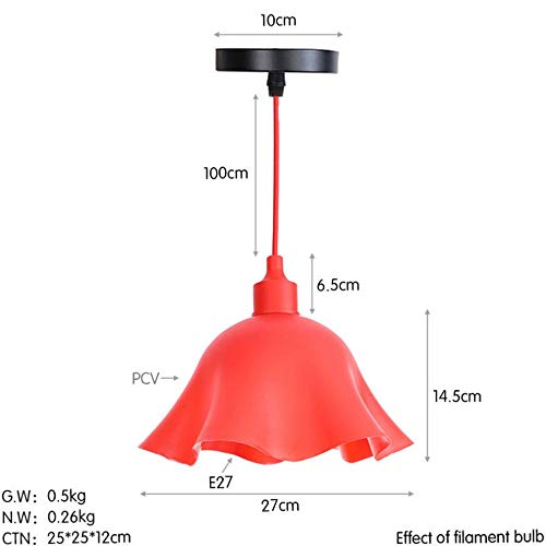 Chandelier postmoderne E27 avec suspension durable haut de gamme - 3