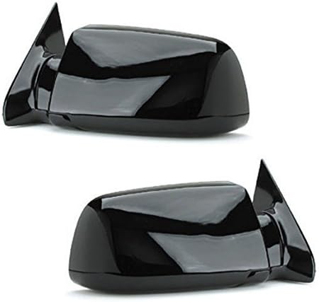 Compatible with/Replacement for 88 - 98 Chevrolet Silverado GMC Sierra Blazer Jimmy Suburban Tahoe Yukon Pair Manual Door Mirrors Left & Right # 15764759 15764760
