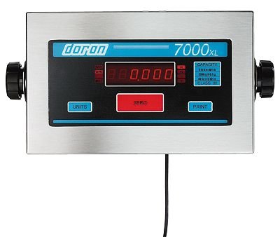 Doran 8100XL/12 8000 XL Wash-Down Industrial Scale, 100 lb/45 Kg, 115 VAC