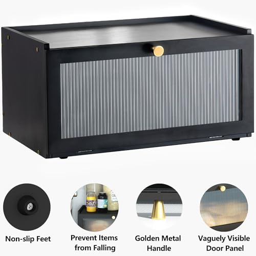 ETMI-Black-Bread-Box-for-Kitchen-Countertop-Modern-bamboo-Bread-box-with-Window-Bread-Storage-Container