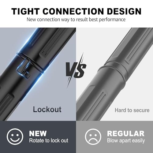 Sealegend Gutter Cleaning Tools For 2-1/2 Inch Wet/Dry Vacuum Cleaner, Gutter Cleaner With Universal Stretch Connector For Shop Vacuums, Upgrade Lockout Connection Design thumb #2
