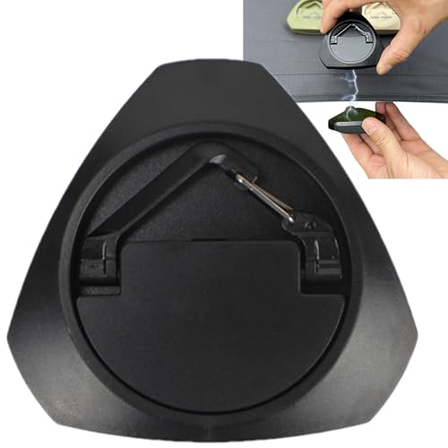 Gancio di copertura magnetica - ganci magnetici per tende troppo vestite, ganci di fissaggio della | Gancio magnetico da campeggio, triangolare, compatto, robusto, sospensione coperta della tend