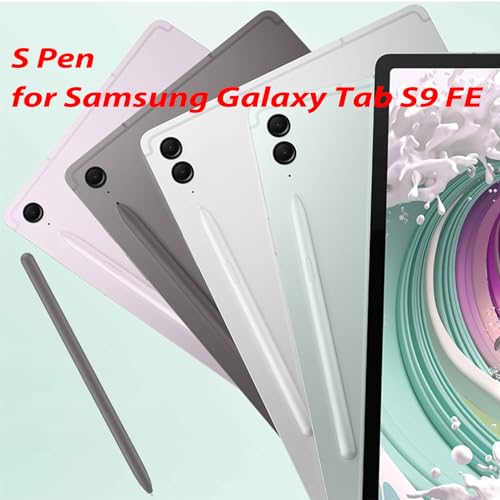 Image of 2 Pack Galaxy Tab S9 FE S Pen for Samsung Galaxy Tab S9 FE Stylus Pen Replacement for Galaxy Tab S9 FE S Pen (Gray)