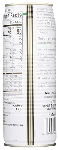 Image of 365 by Whole Foods Market, Coconut Water, 100% Pulp-Free, 17.6 Fl Oz