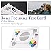MARALANG Lens Focusing Test Card Mobile Camera DV Surveillance Camera Test Chart 385x290X0.23mm