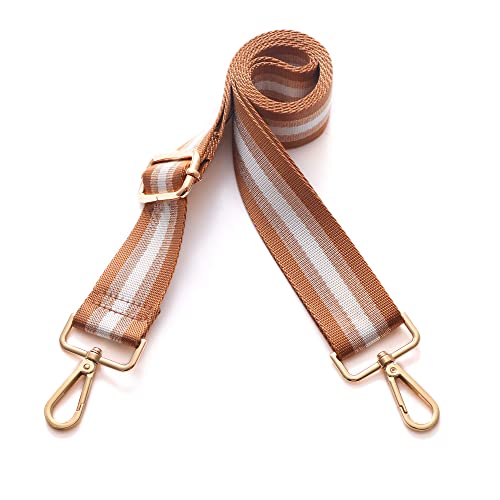 Image of Purse Straps Replacement Wide Crossbody Shoulder Strap for Bags Purse Extender Accessories Guitar Straps, Gold Buckle-204, 1.5inch, fashion