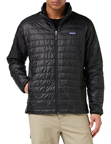 Patagonia Nano Puff Chaqueta, Hombre, Negro, S