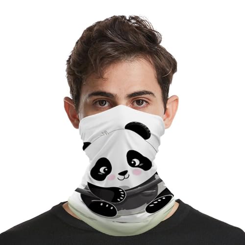Balaclava Elástica con Diseño de Pandas para Clima Frío para Hombre y Mujer, para Motocicleta, Ciclismo, Esquí y Más miniatura 4