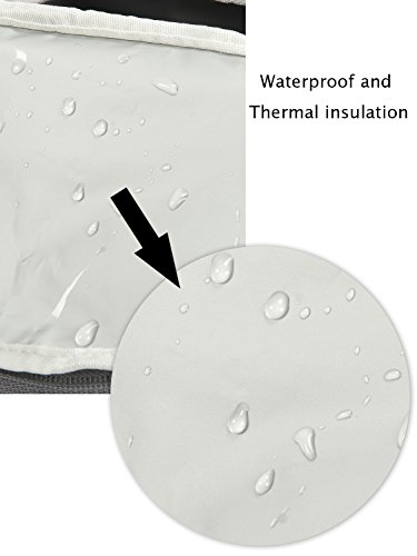 Tilami Lunch Bags Insulated Adjustable Strap Zipper, Water-Resistant Cooler Bags, Bento Bags For Kids Toddlers, Colorful Plaid #TOP3