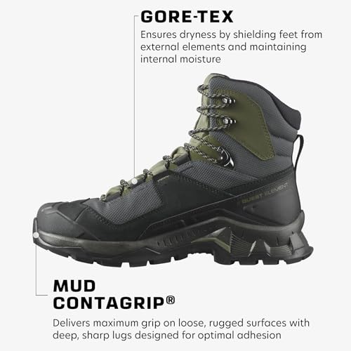 SALOMON Quest Element Gore-Tex Herren Outdoorschuhe, Athletische Inspiration, Geländegängige Stabilität, Outdoor-Musthaves – Bild 4