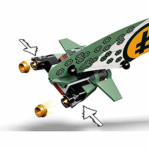 71747 NINJAGO Il Villaggio Dei Guardiani, Modellino da Costruire con Prigione Drago Giocattolo, Minifigure Cole, Jay e Kai, Giochi per Bambini 7 anno + - Lego - Immagine 6