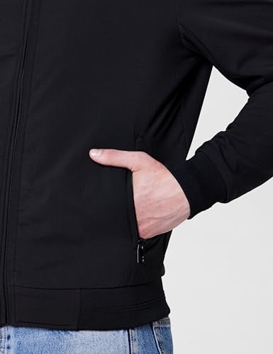 Image of Qube By Fort Collins Men's Regular Fit Lightweight Winter Jacket - Textured Fabric, Warm & Stylish Outerwear