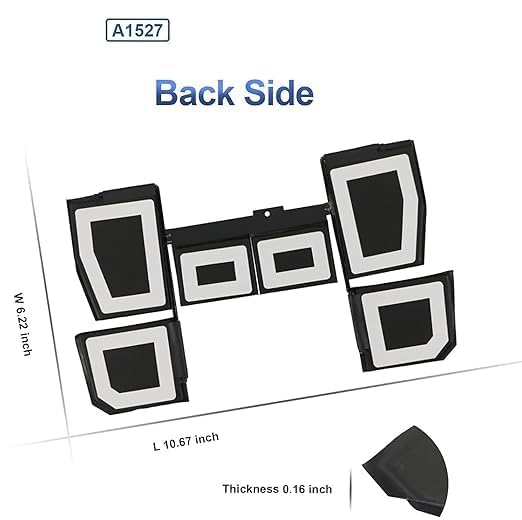 Image of A1527 A1534 Battery (Early 2015 2016 Mid 2017) Fit for Ma /Book8,1 9,1 10,1 A1534 Ma /Book Rtina 12 inch 12 Inch Retina EMC 2746 2991 3099 MNYG2 MLHA2 MNYF2 MF855 MF865 MK4M2 MJY32 (A1527 / A1534)