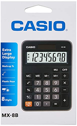 Casio GX-120B Electronic Desktop Calculator with 12-Digit Extra Large Display (5.8×4.2 in)