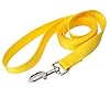 Country Brook Petz - Everyday Nylon Dog Leash - Strong, Durable, Solid Color Leash with Easy to Use Snap - 10+ Warm Colors (5/8 Inch Wide, 6 Foot, Yellow) #2
