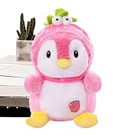 Tiajingzi Plush Penguin, Fruit Penguin Plush Doll, Cuddly Stuffed Toy for Children, Teenagers, Adults, Collectors, Bedroom, Children's Room, Car, Sofa, Bed, Baby Room, Playtime, Bedtime, Travel